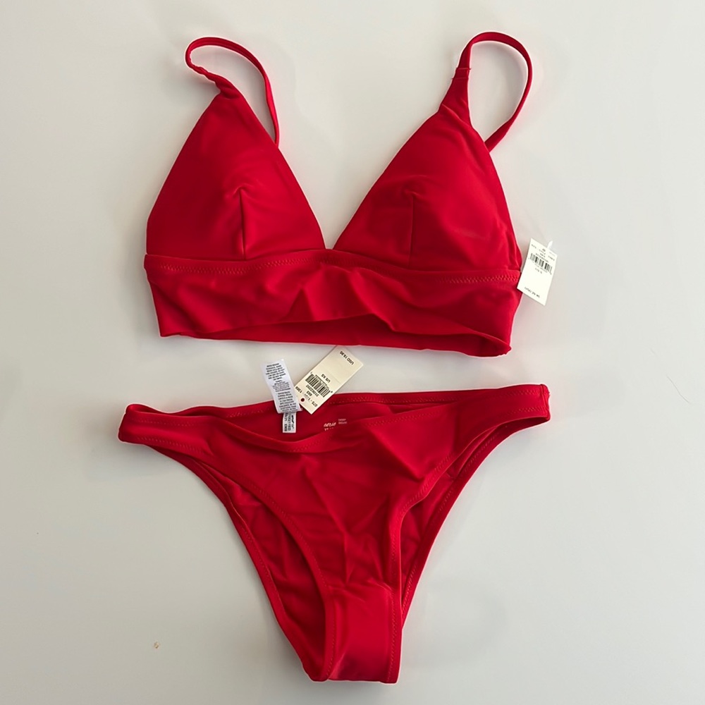 Aerie Red Swim Suit